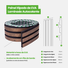 Painel Ripado Laminado De Eva Autocolante | Linha Urban Meu R